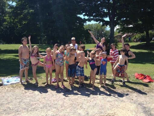 camp de jour 2014 sur plage