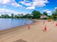 Les sauveteurs sur la plage